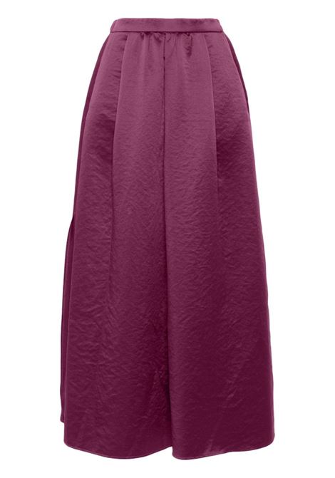 Purple gathered maxi skirt Forte forte - women FORTE FORTE | Skirts | 128804042